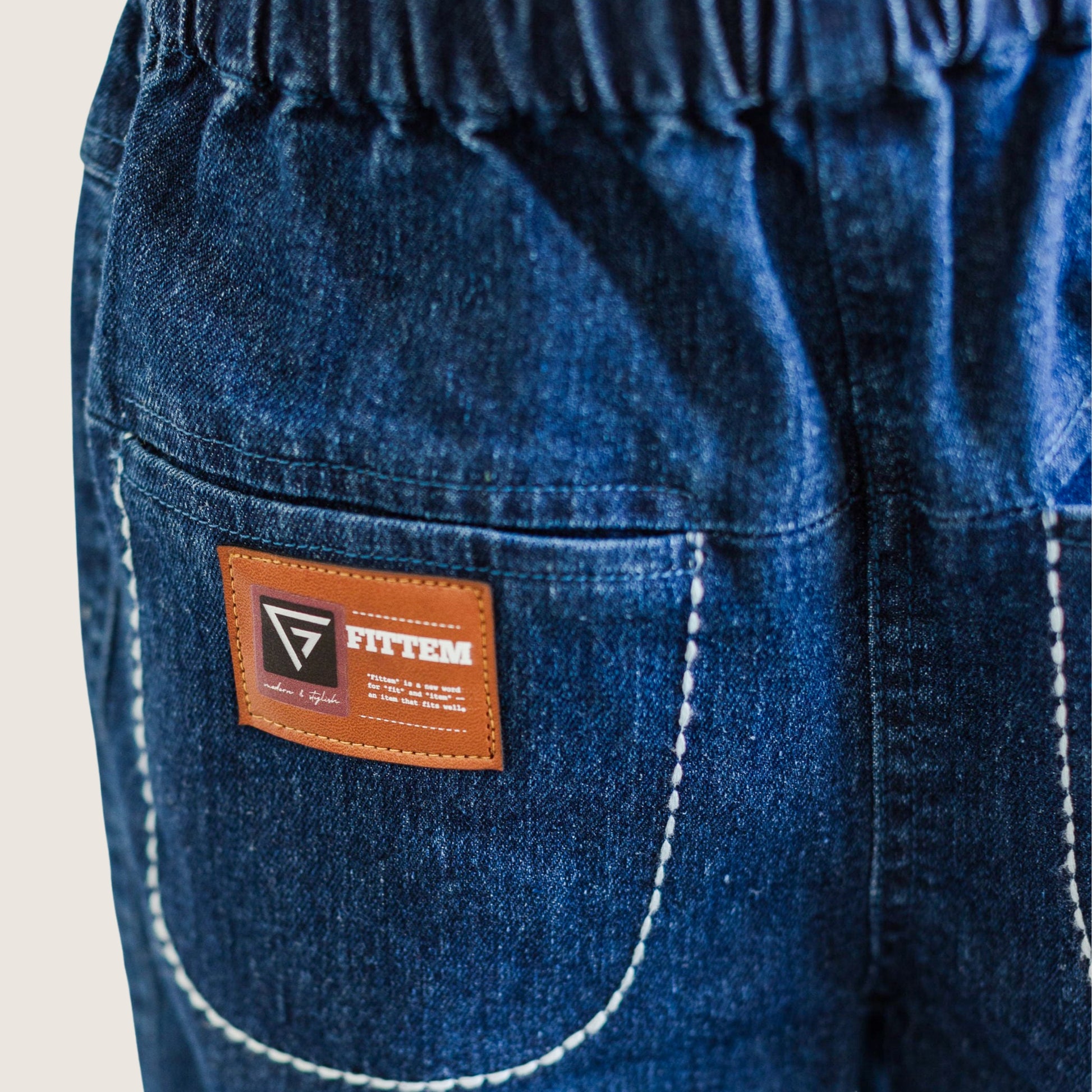 Kids denim pants front pocket "Denim Redefined: It's Not Just Jeans, It's Stitch Chic"